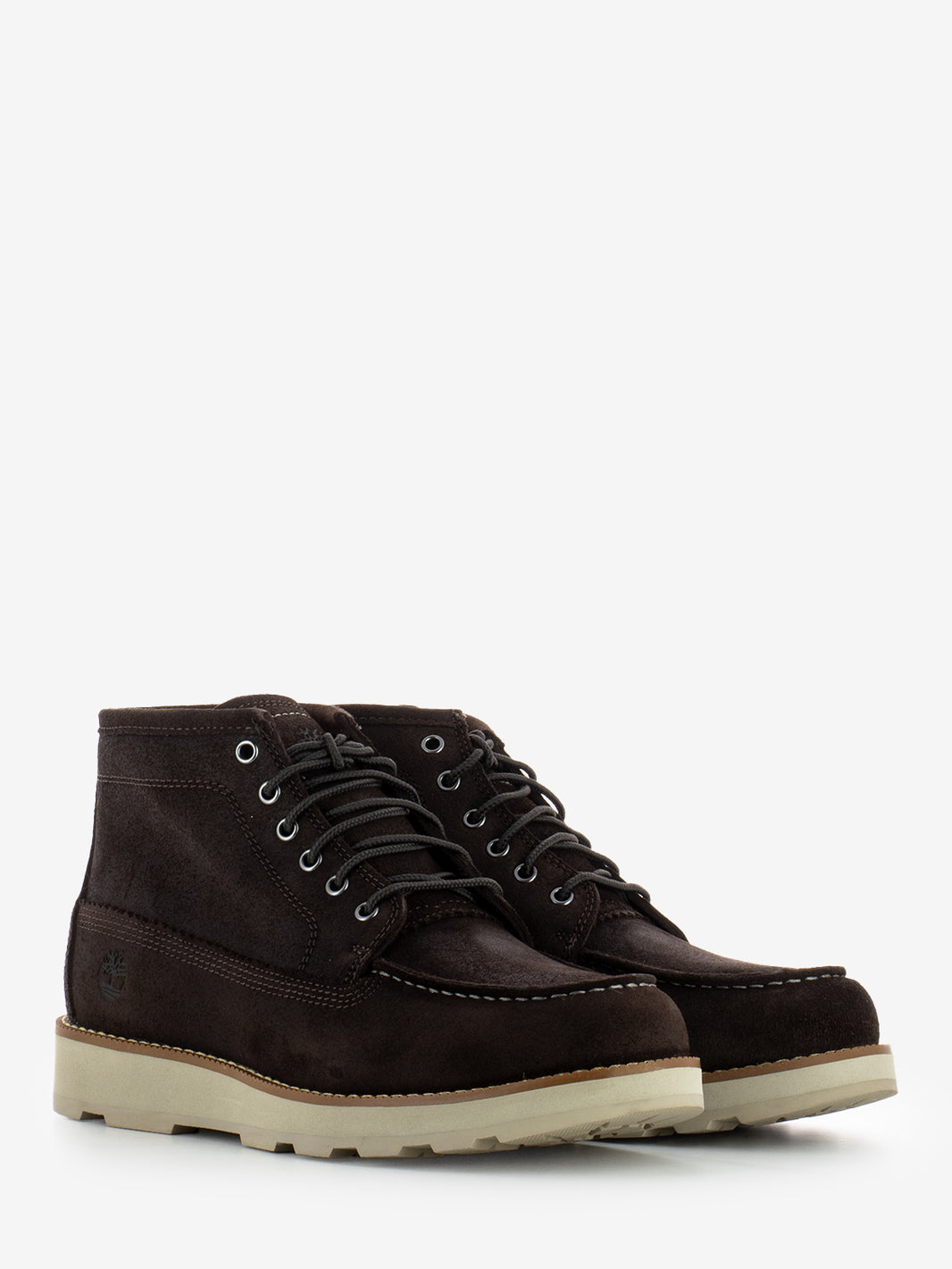 Britton Mills Mid Lace chukka boot dark brown suede