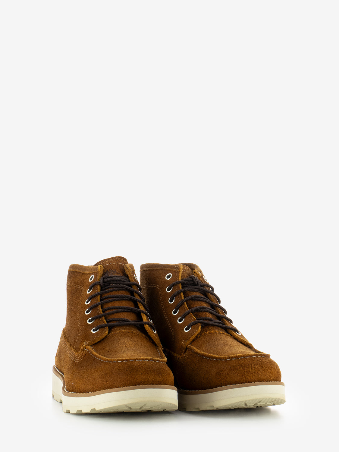 Britton Mills Mid Lace chukka boot rust suede