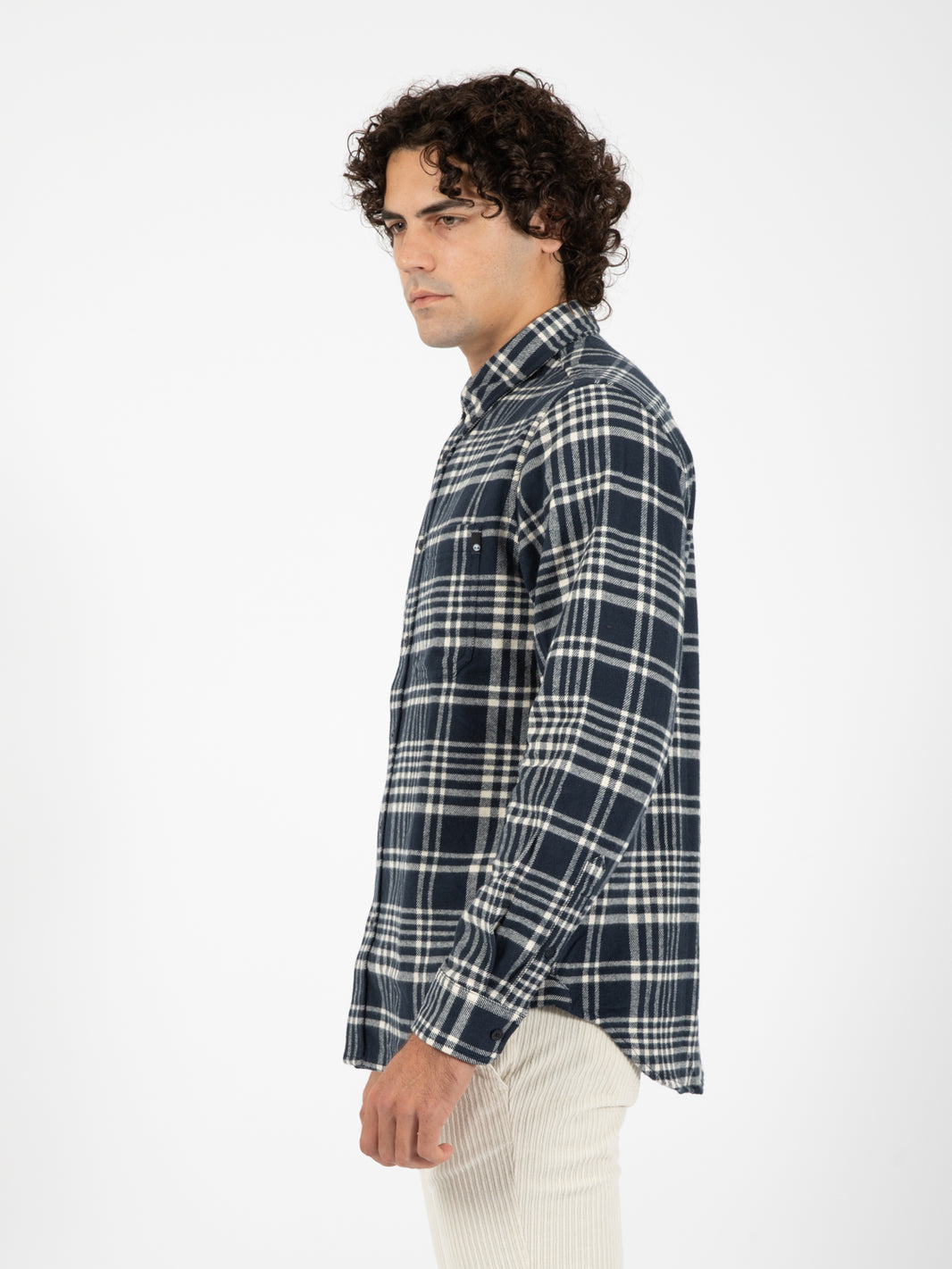 Eastham River Fitted Shirt dark sapphire