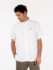 TIMBERLAND - Camicia in lino Mill River white