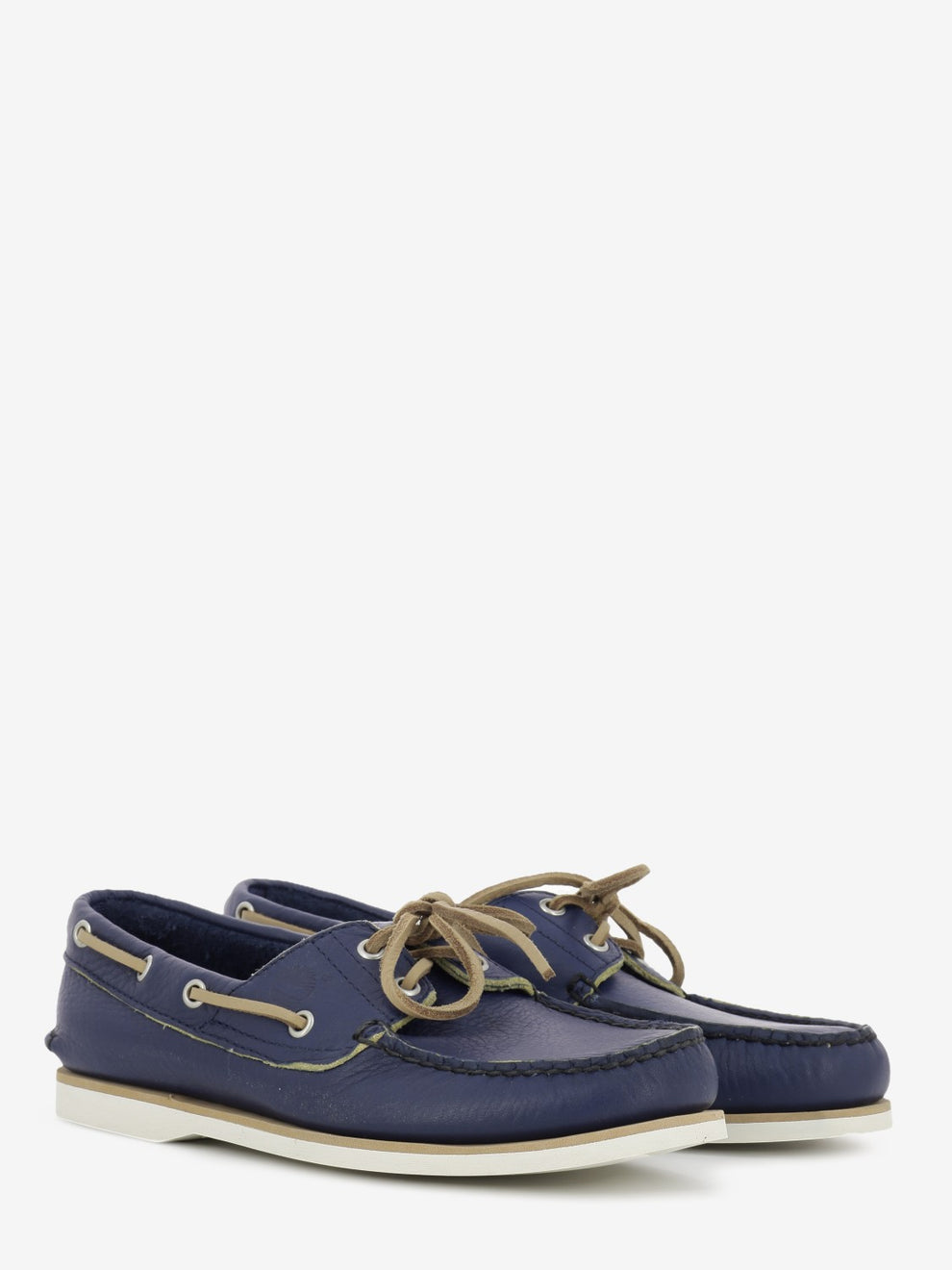 Classic boat shoe full grain dark blue