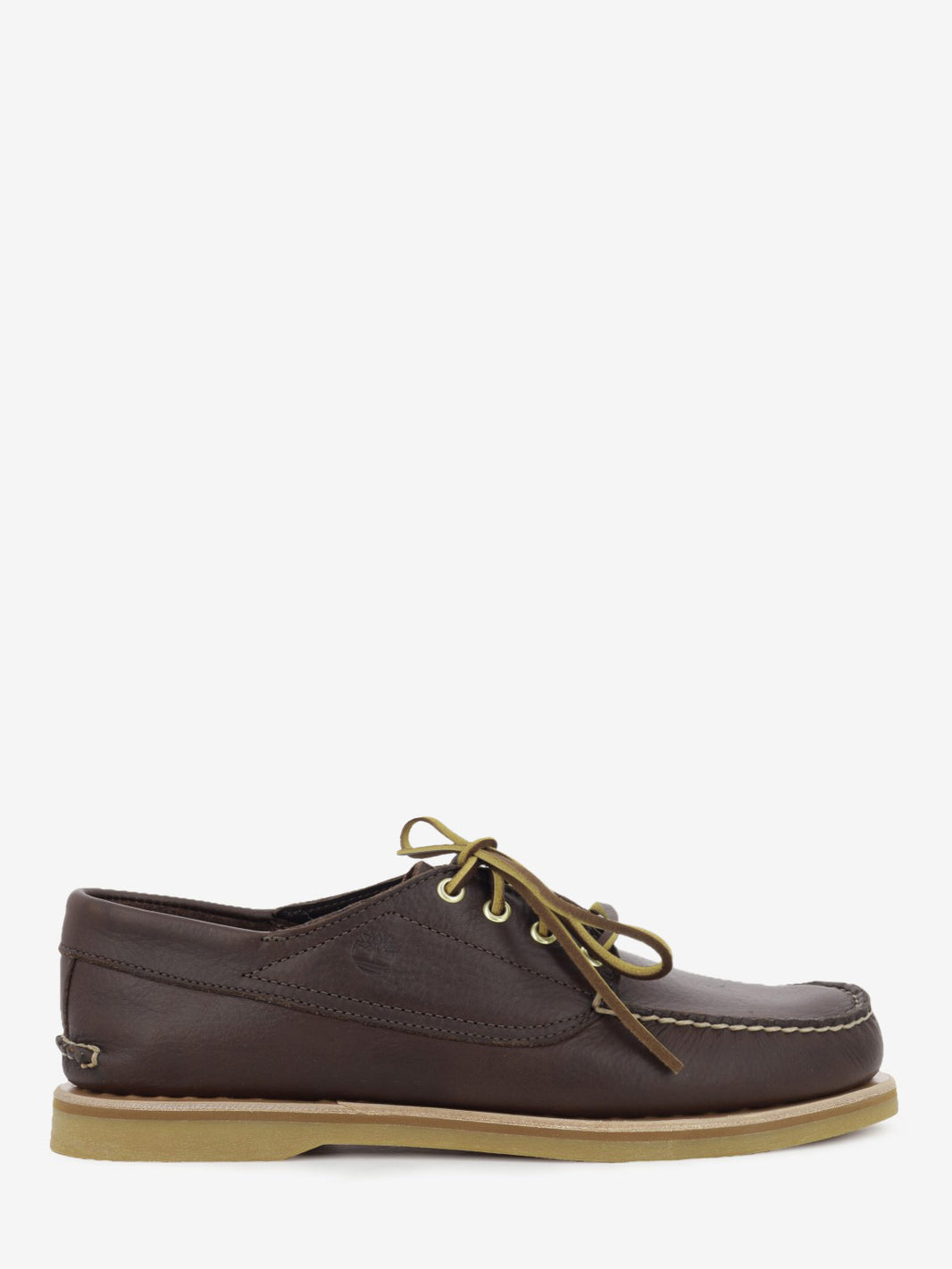 Crafted boat shoe dark brown