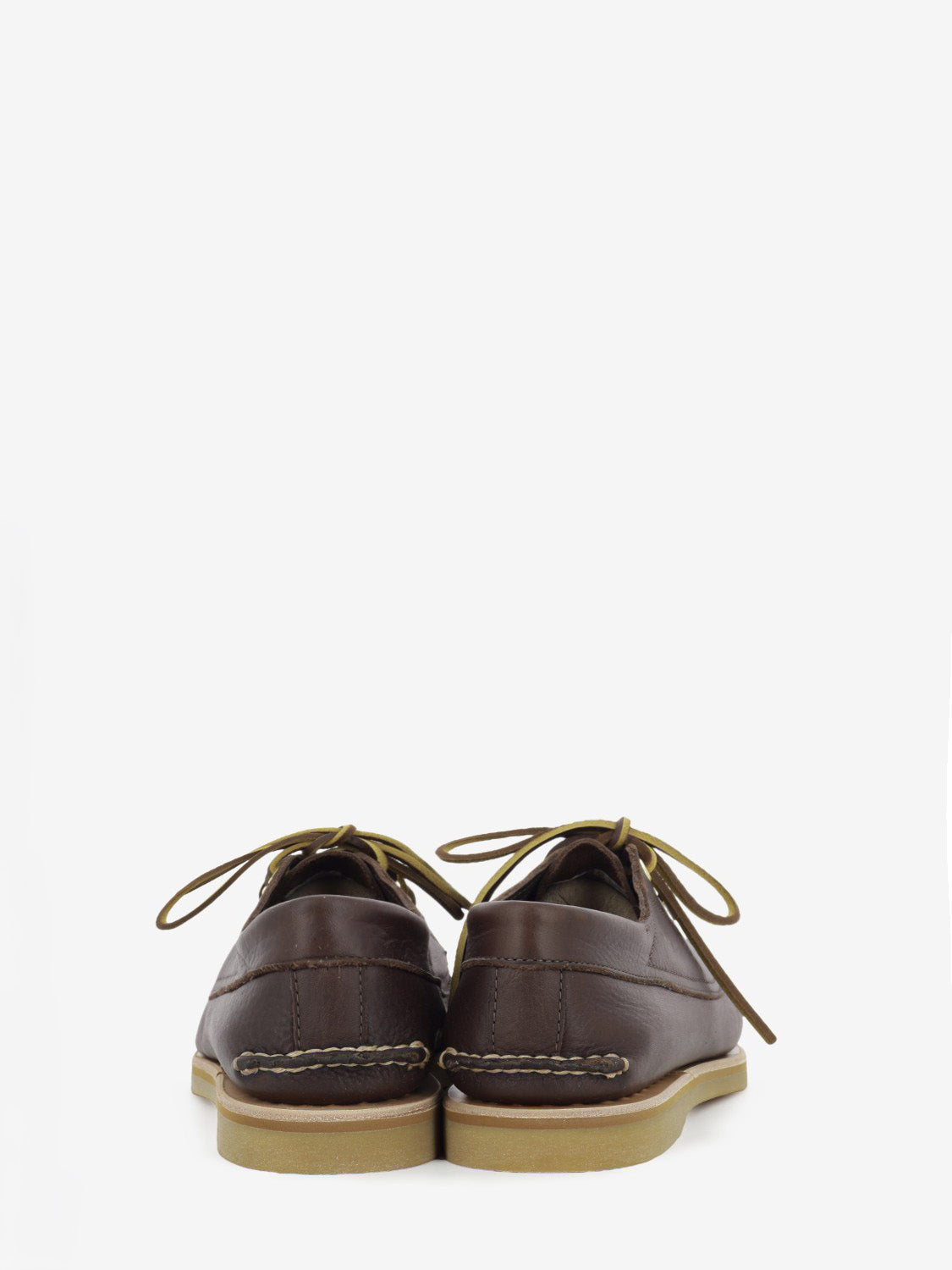 Crafted boat shoe dark brown