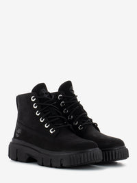 Greyfield Leather Boot Black