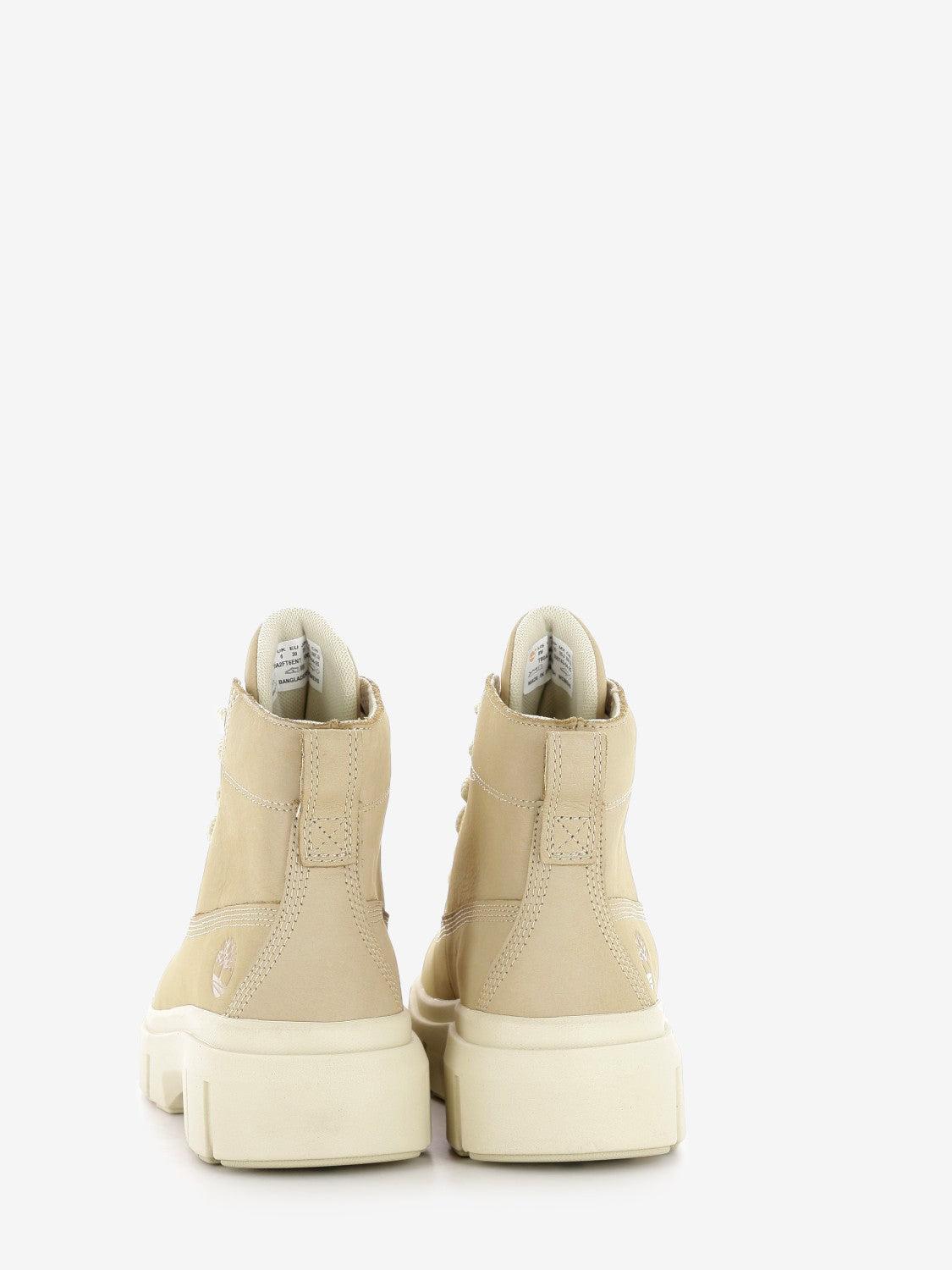 Greyfield mid lace up boot light beige nubuck