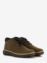 TIMBERLAND - Hudson Road mid lace up chukka boat dark brown