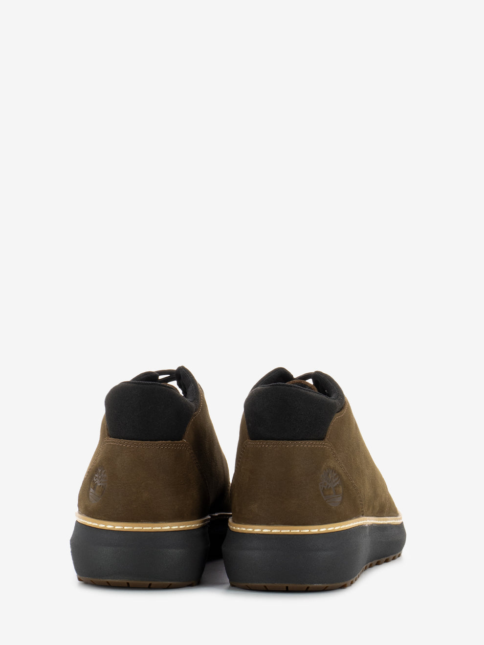 Hudson Road mid lace up chukka boat dark brown
