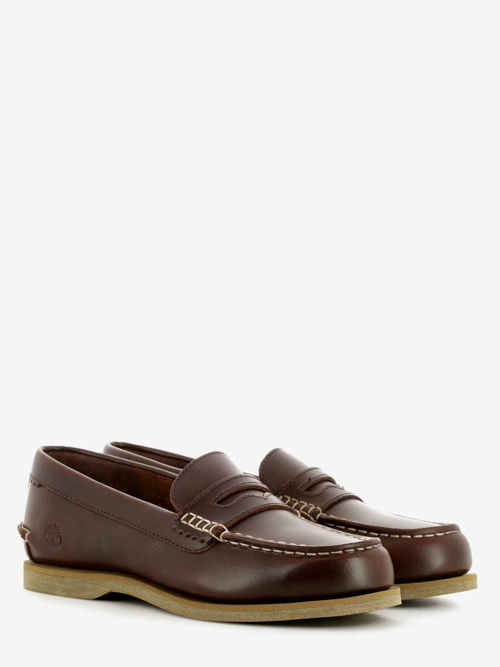 Loafer shoe burgundy full grain