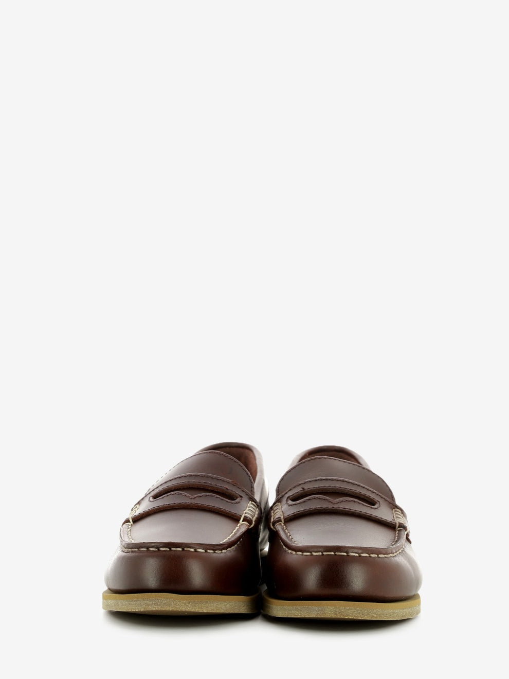 Loafer shoe burgundy full grain