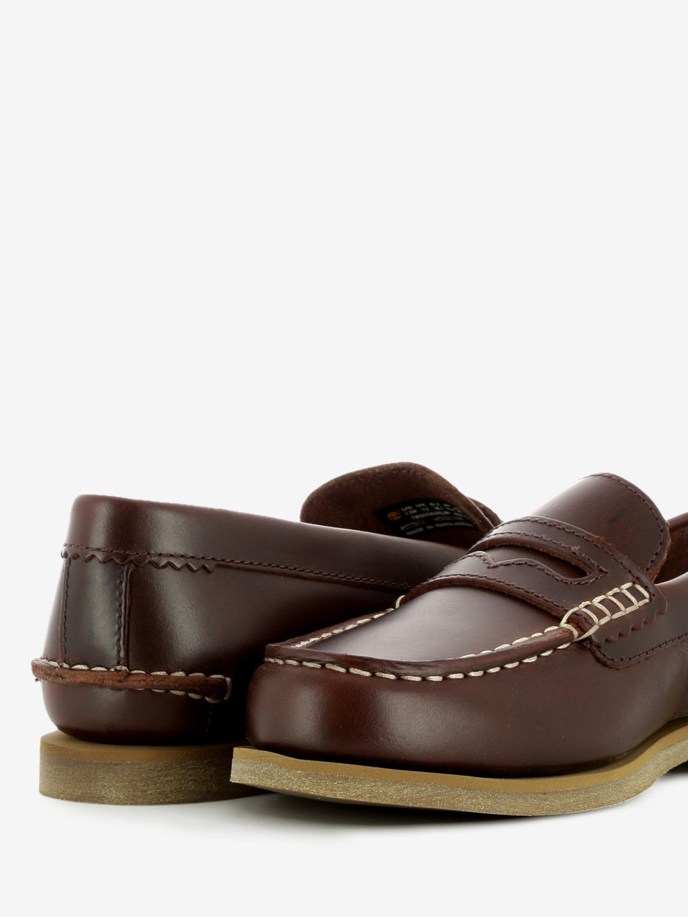 Loafer shoe burgundy full grain