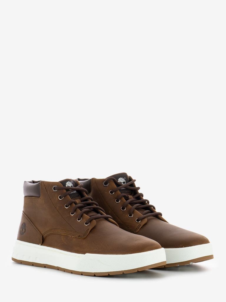 TIMBERLAND - Maple Grove mid lace up sneaker medium brown