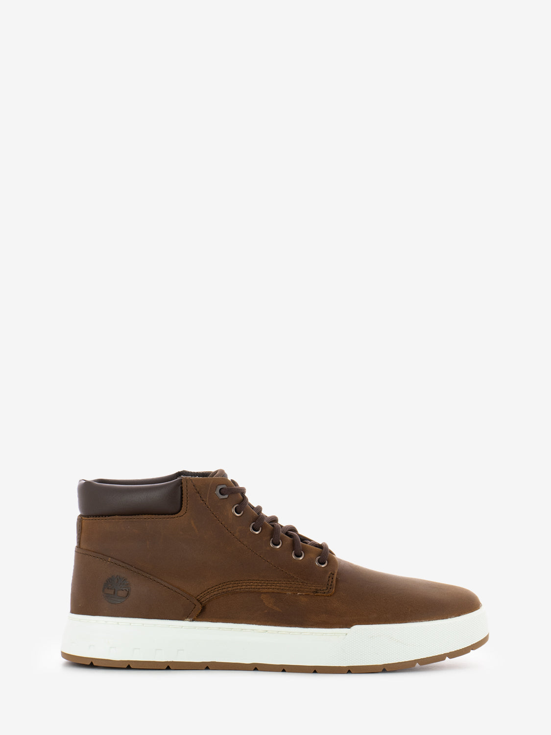 Maple Grove mid lace up sneaker medium brown