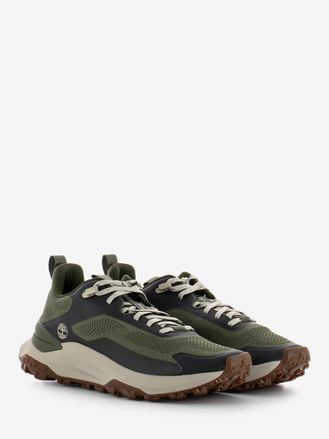 Motion Access low lace sneaker dark green knit