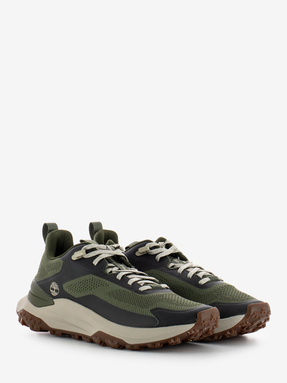Motion Access low lace sneaker dark green knit