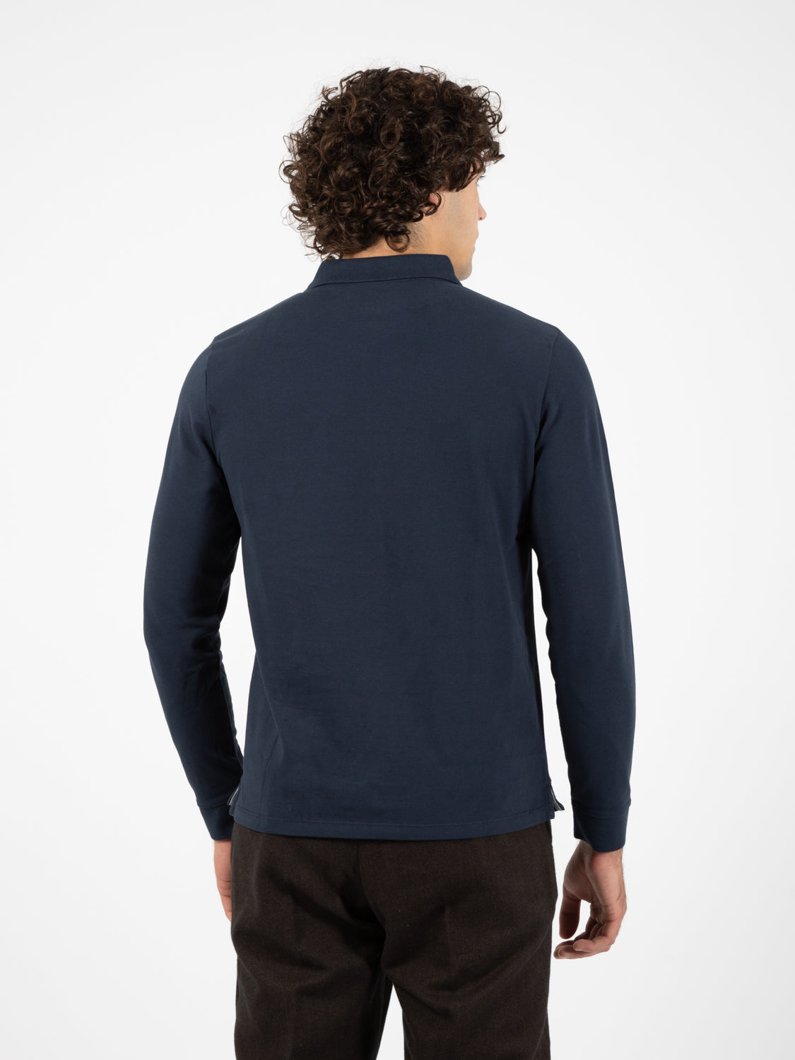 Polo Pique slim dark sapphire