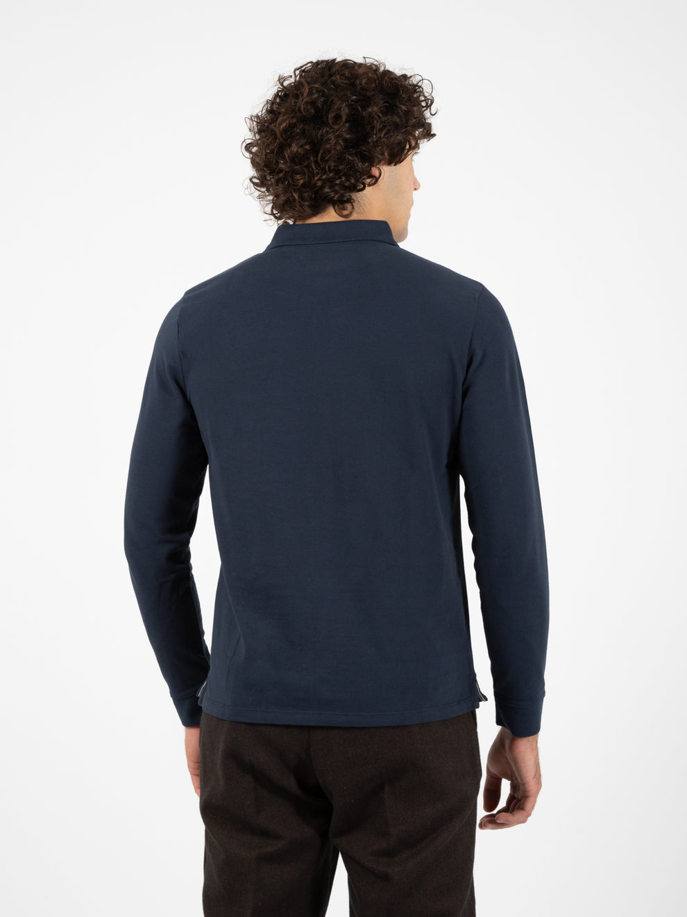 Polo Pique slim dark sapphire