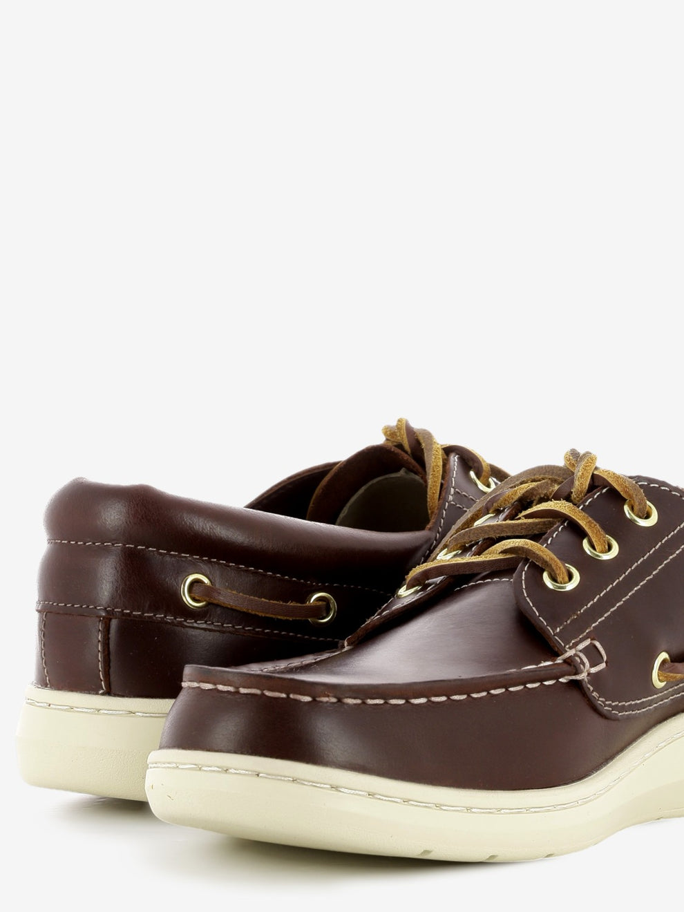 Portofino Pier boat shoe burgundy full grain