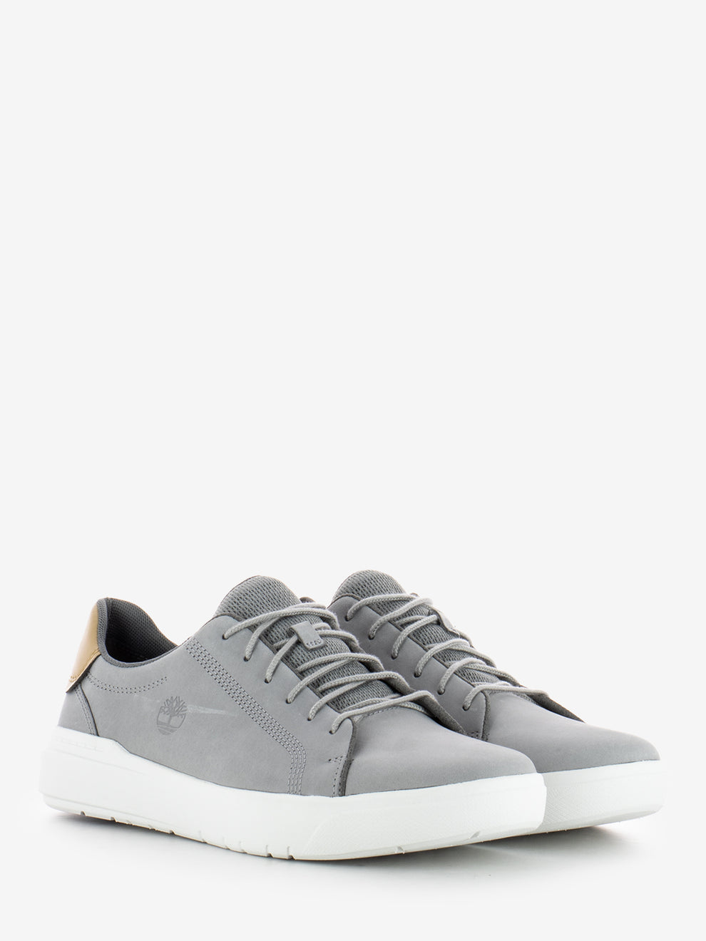 Seneca Bay low lace sneaker light gray nubuck