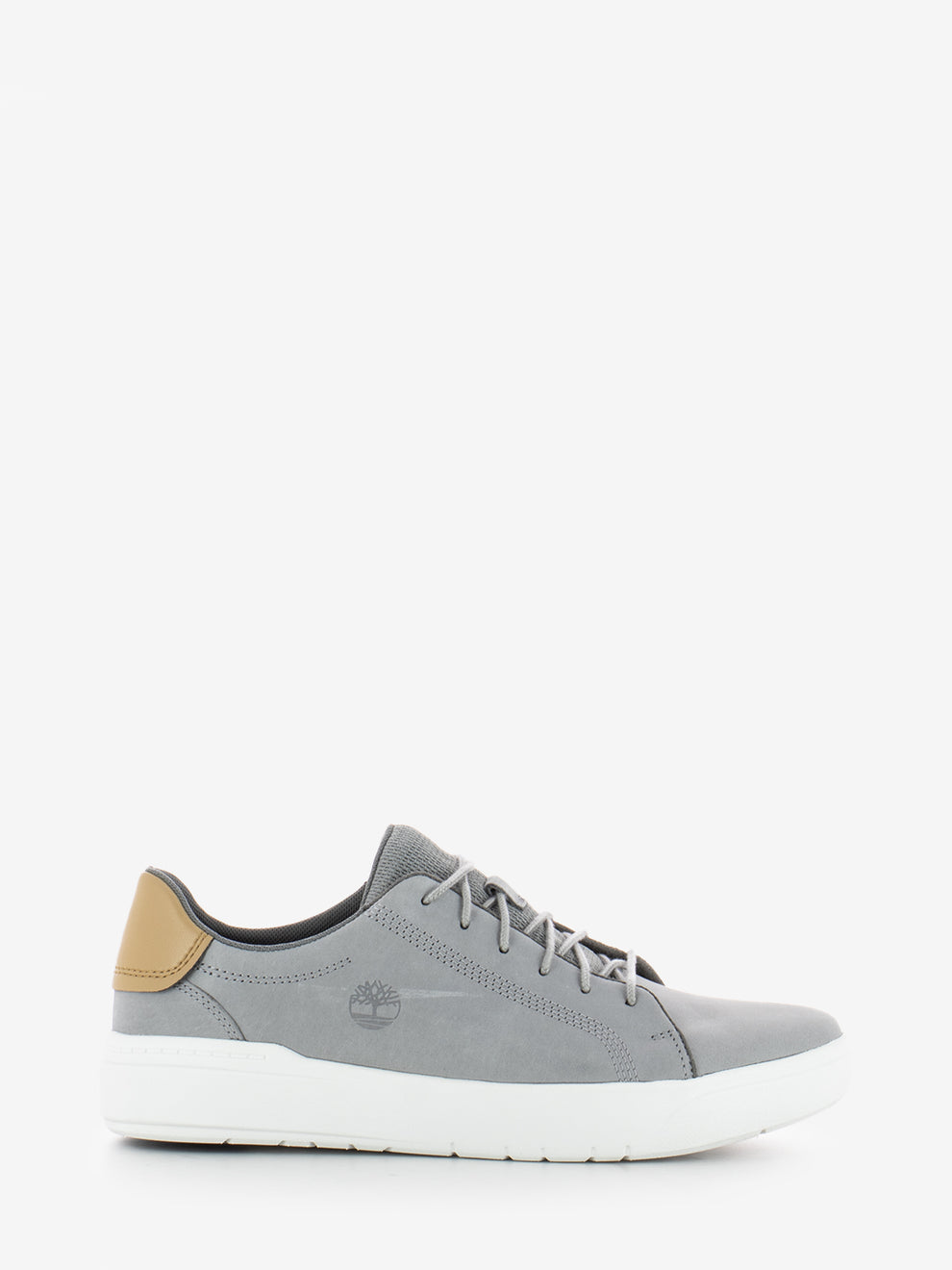 Seneca Bay low lace sneaker light gray nubuck