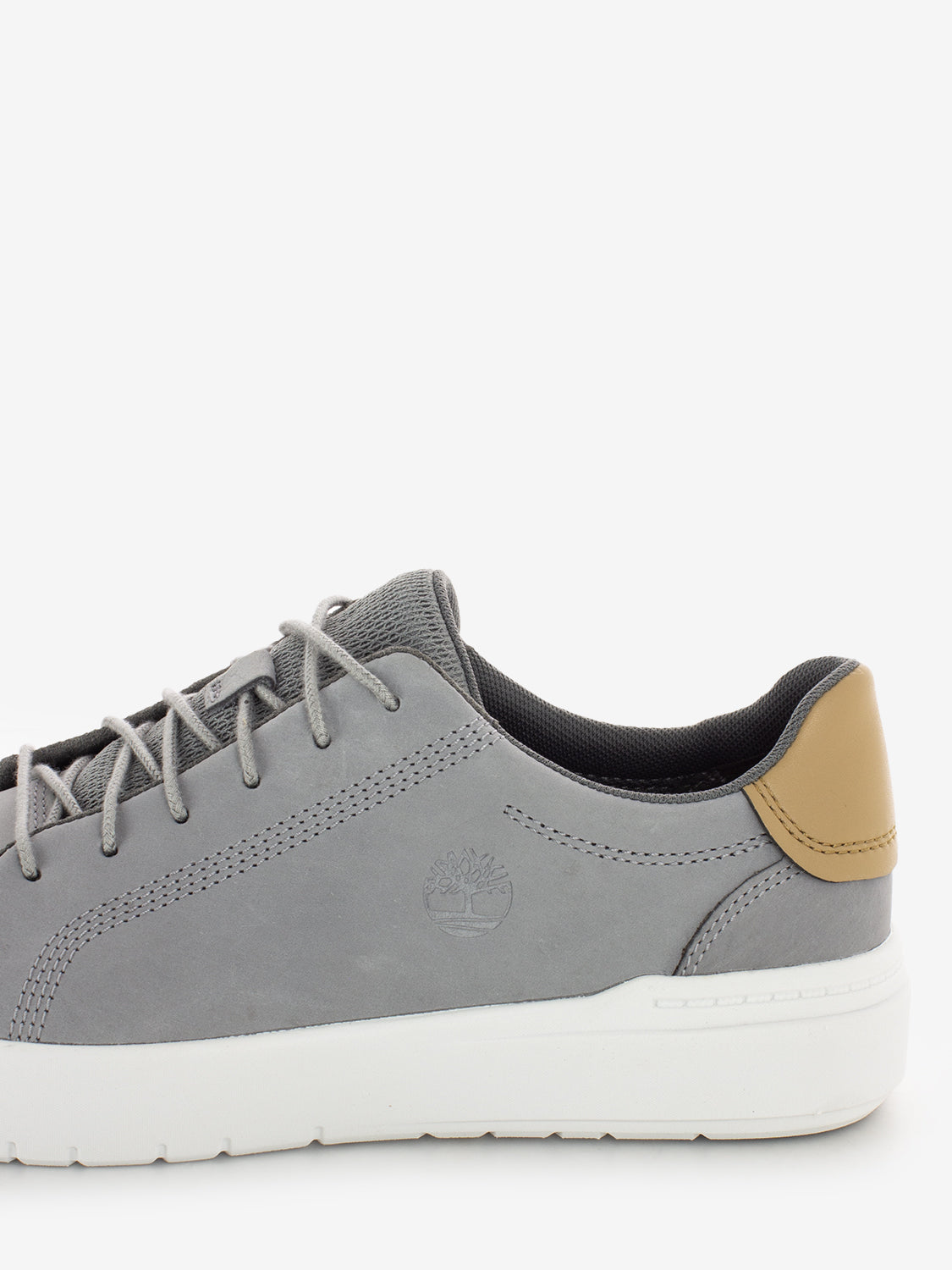 Seneca Bay low lace sneaker light gray nubuck
