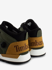 TIMBERLAND - Sprint trekker mid dark green nubuck