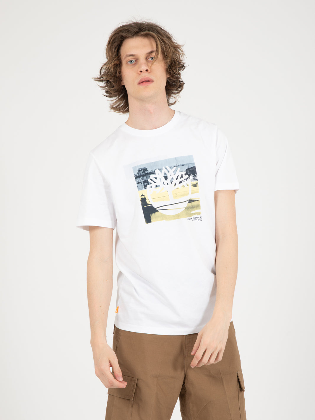 SS Coast Graphic Tee white