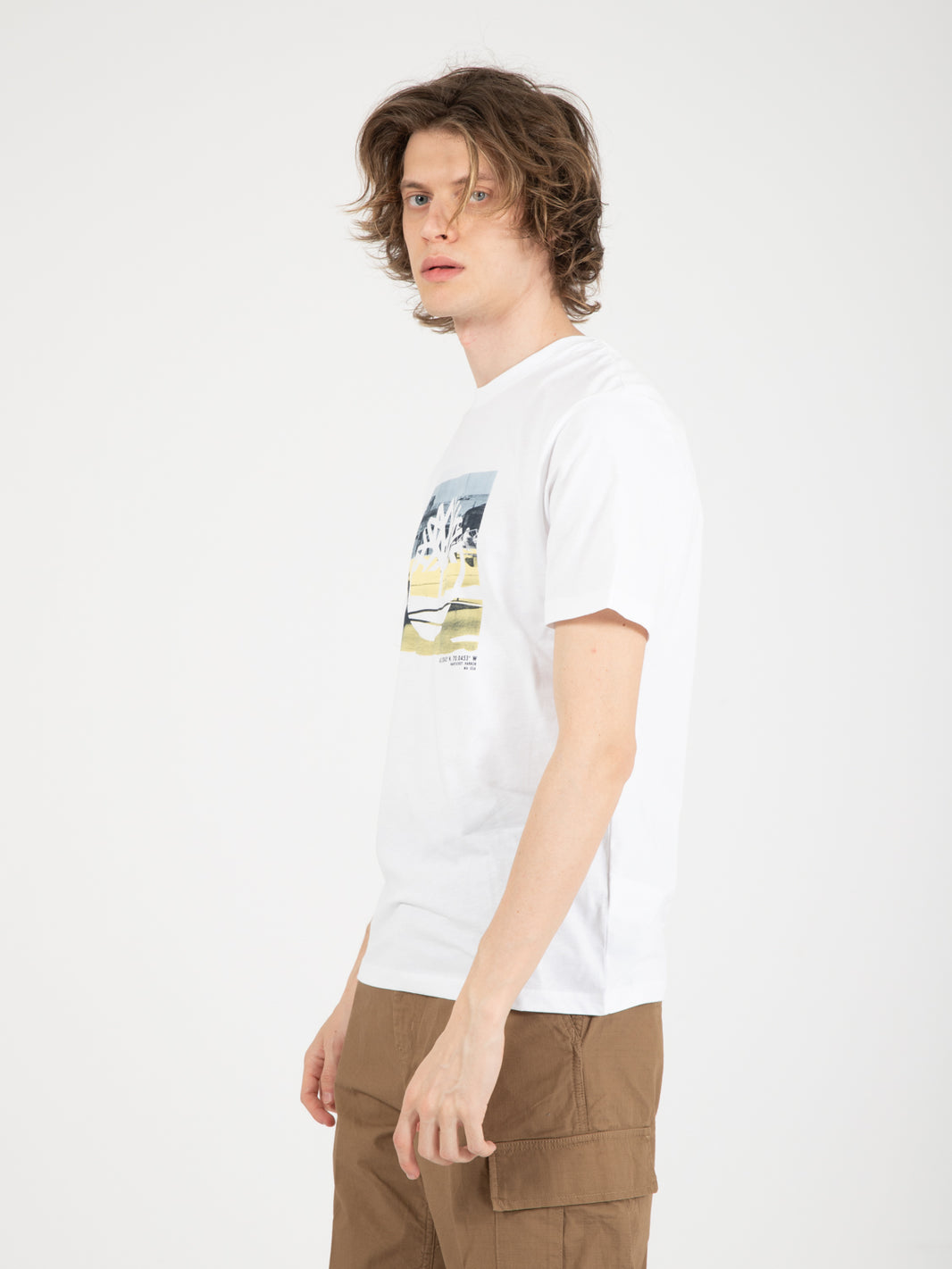SS Coast Graphic Tee white