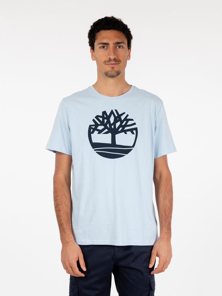 TIMBERLAND - T-shirt Kannabec River Tree Logo skyway