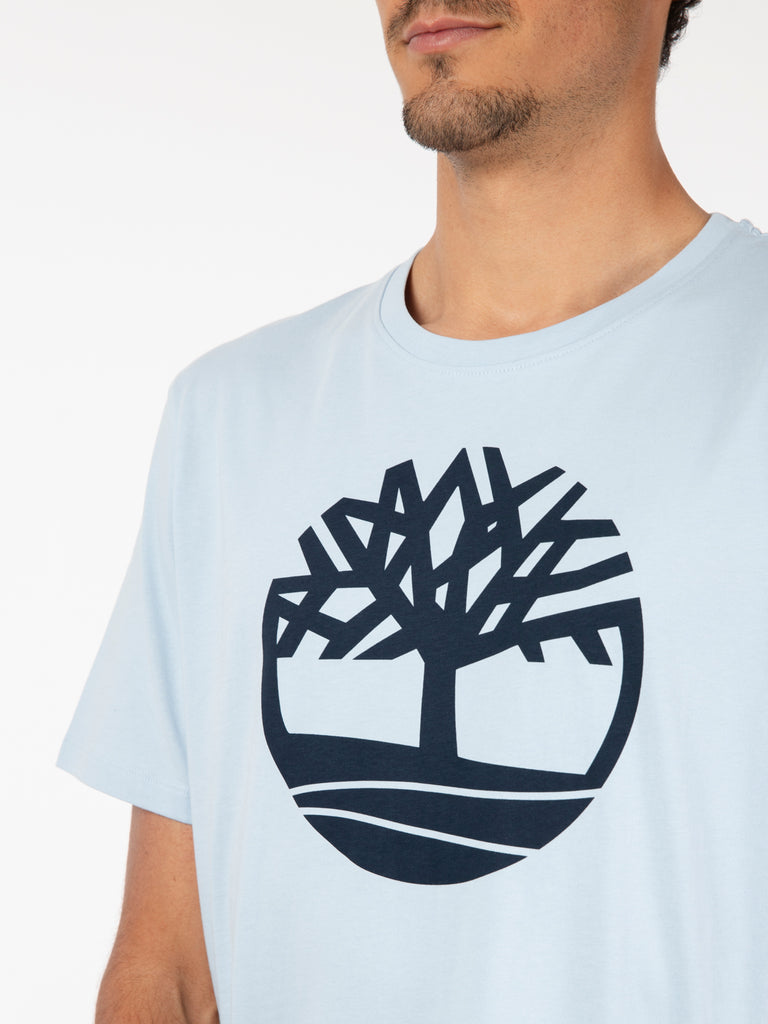 TIMBERLAND - T-shirt Kannabec River Tree Logo skyway