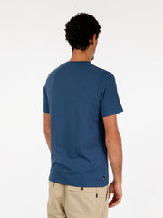 TIMBERLAND - T-shirt Kennebec River Tree Logo blue / dark sapphire