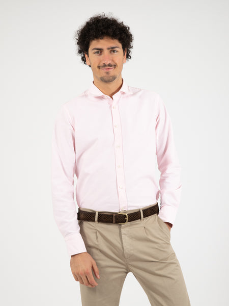 Camicia cotone oxford rosa