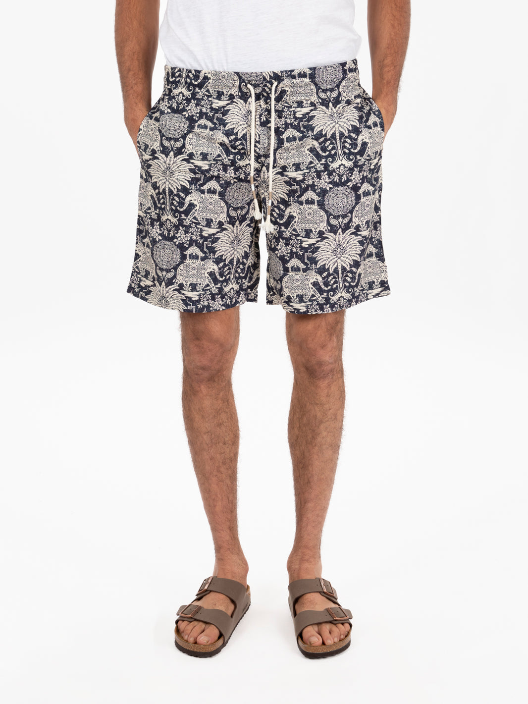 Bermuda rayon Mirissa navy