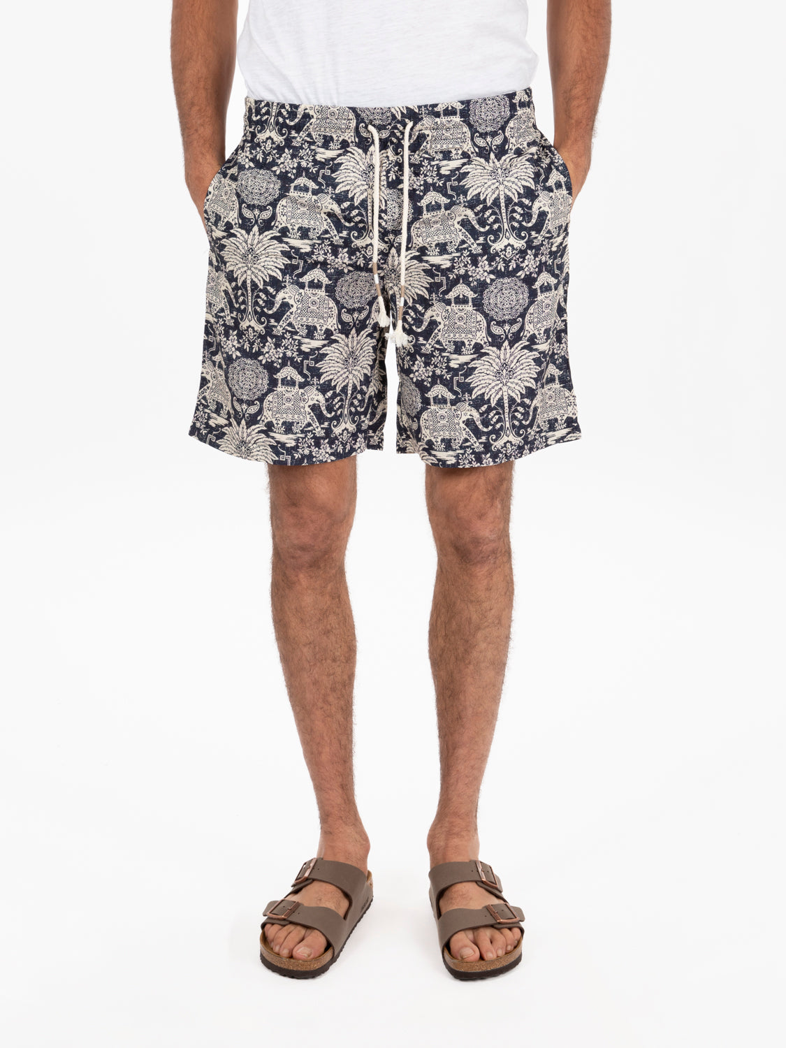 Bermuda rayon Mirissa navy