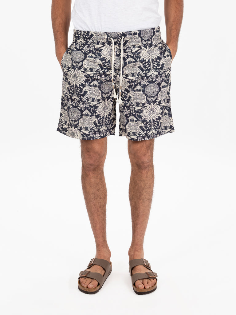 TOOCO BEACHWEAR - Bermuda rayon Mirissa navy