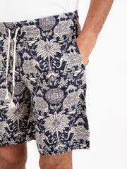 TOOCO BEACHWEAR - Bermuda rayon Mirissa navy