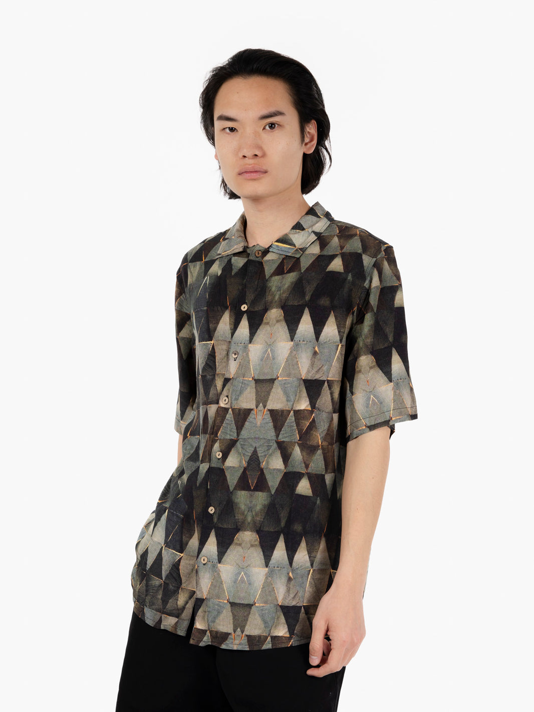Camicia bowling Aveiro marrone