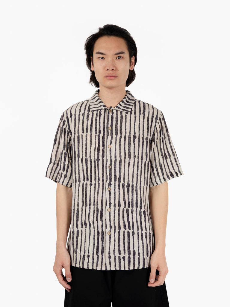 TOOCO BEACHWEAR - Camicia bowling Tokyo marrone