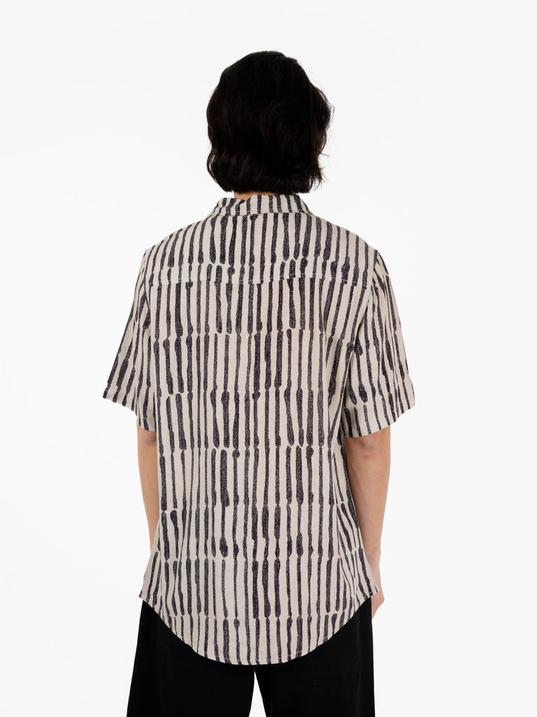 TOOCO BEACHWEAR - Camicia bowling Tokyo marrone