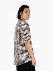 TOOCO BEACHWEAR - Camicia bowling Tokyo marrone