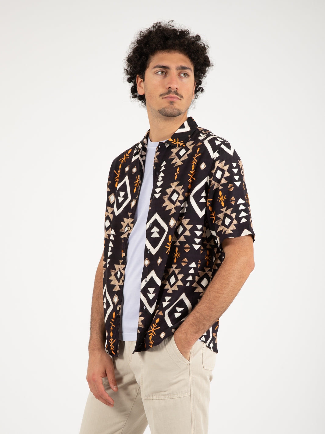 Camicia manica corta Uxmal black