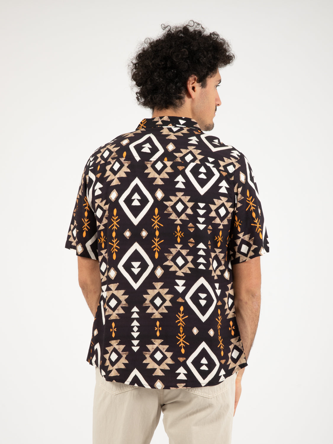 Camicia manica corta Uxmal black