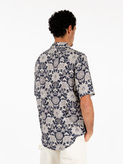 TOOCO BEACHWEAR - Camicia maniche corte Mirissa navy