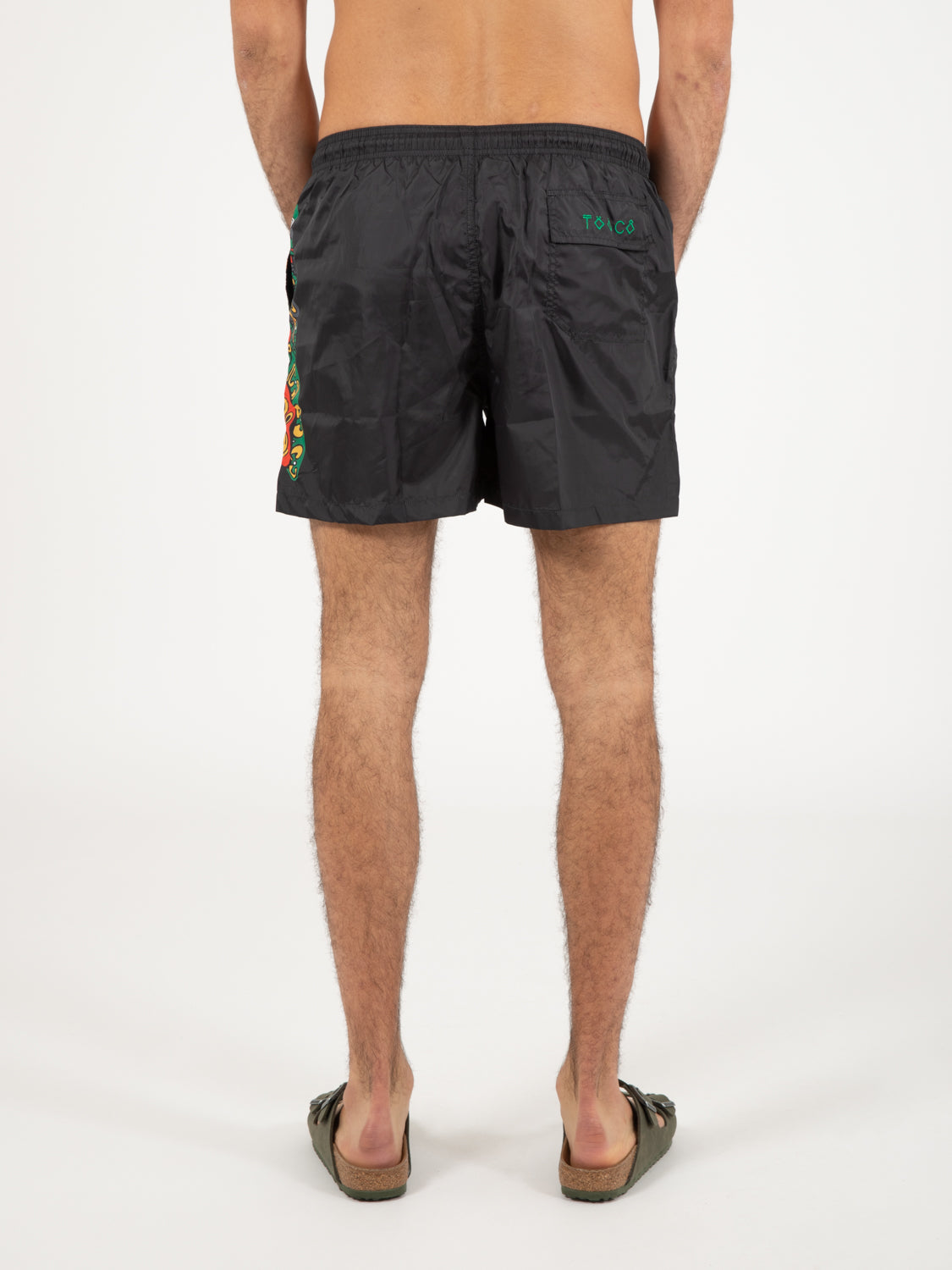 Costume Apocalypto nero / multicolor