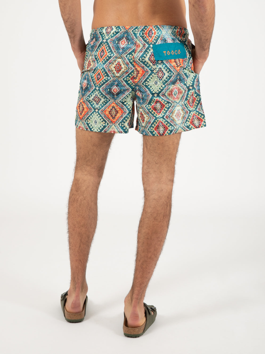 Costume Palenque stampa rombi multicolor