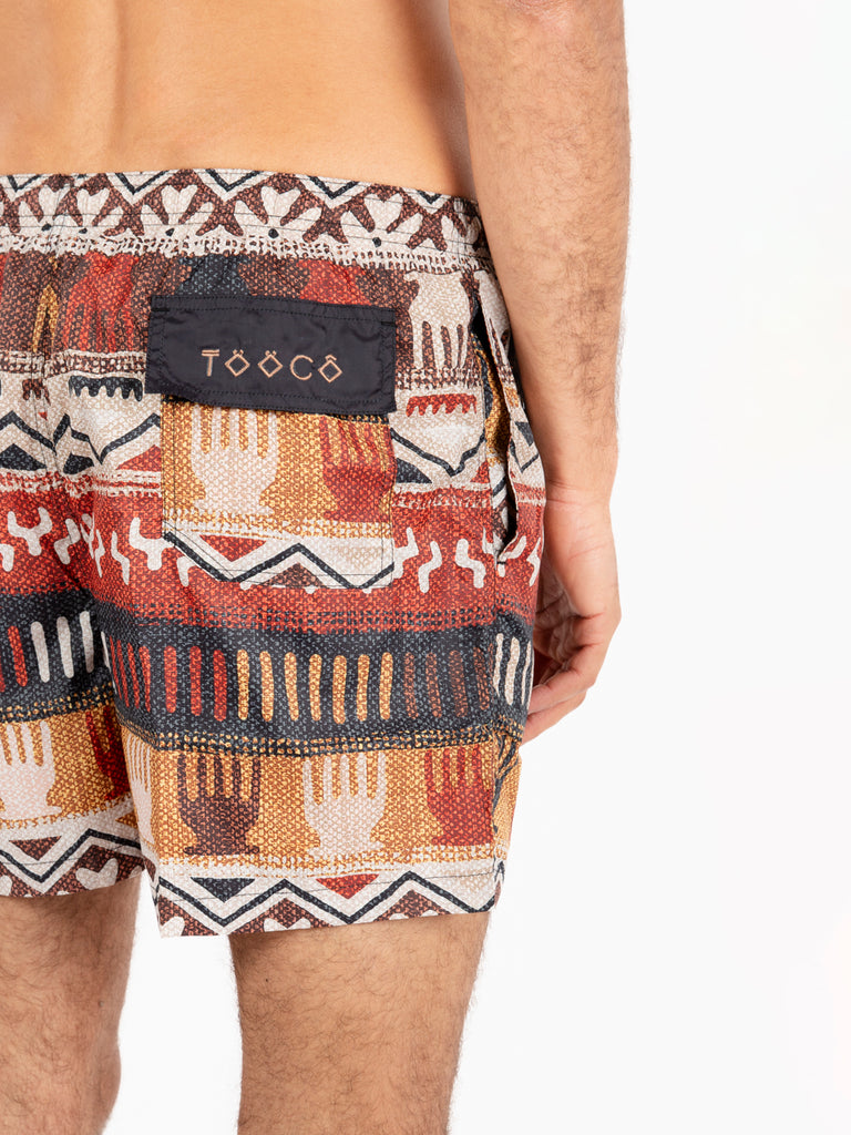 TOOCO BEACHWEAR - Costume Zimbawe brown