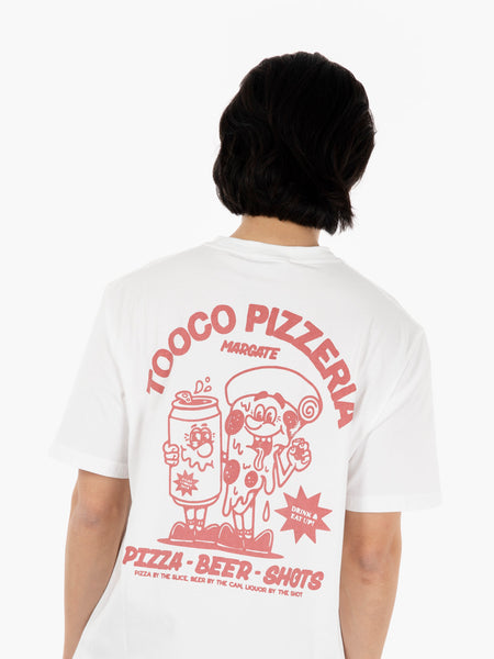 T-shirt pizzeria off white
