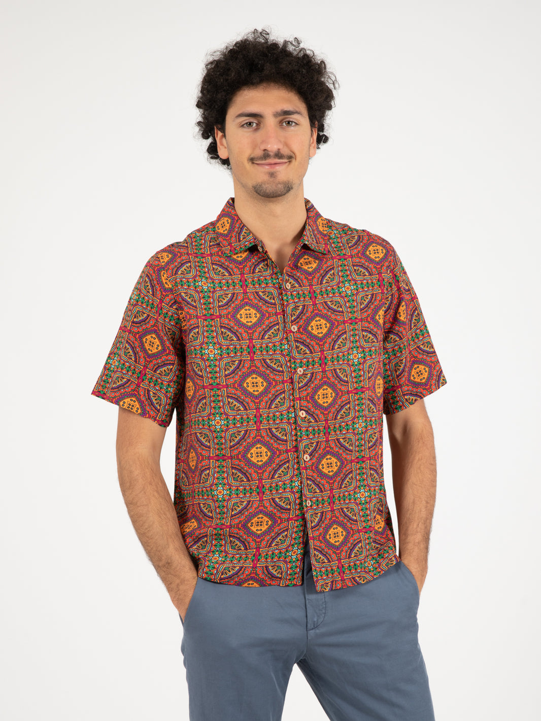 Camicia manica corta Seychelles