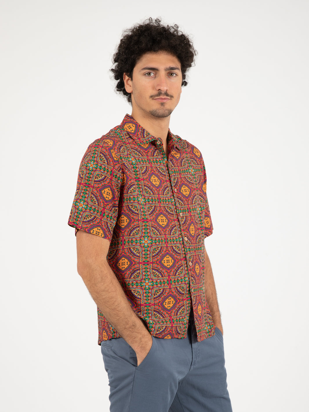 Camicia manica corta Seychelles