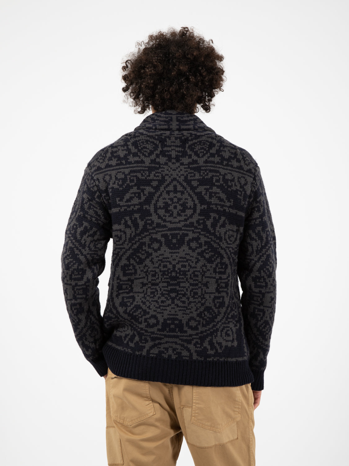 Cardigan Everest Yemen fantasia blu