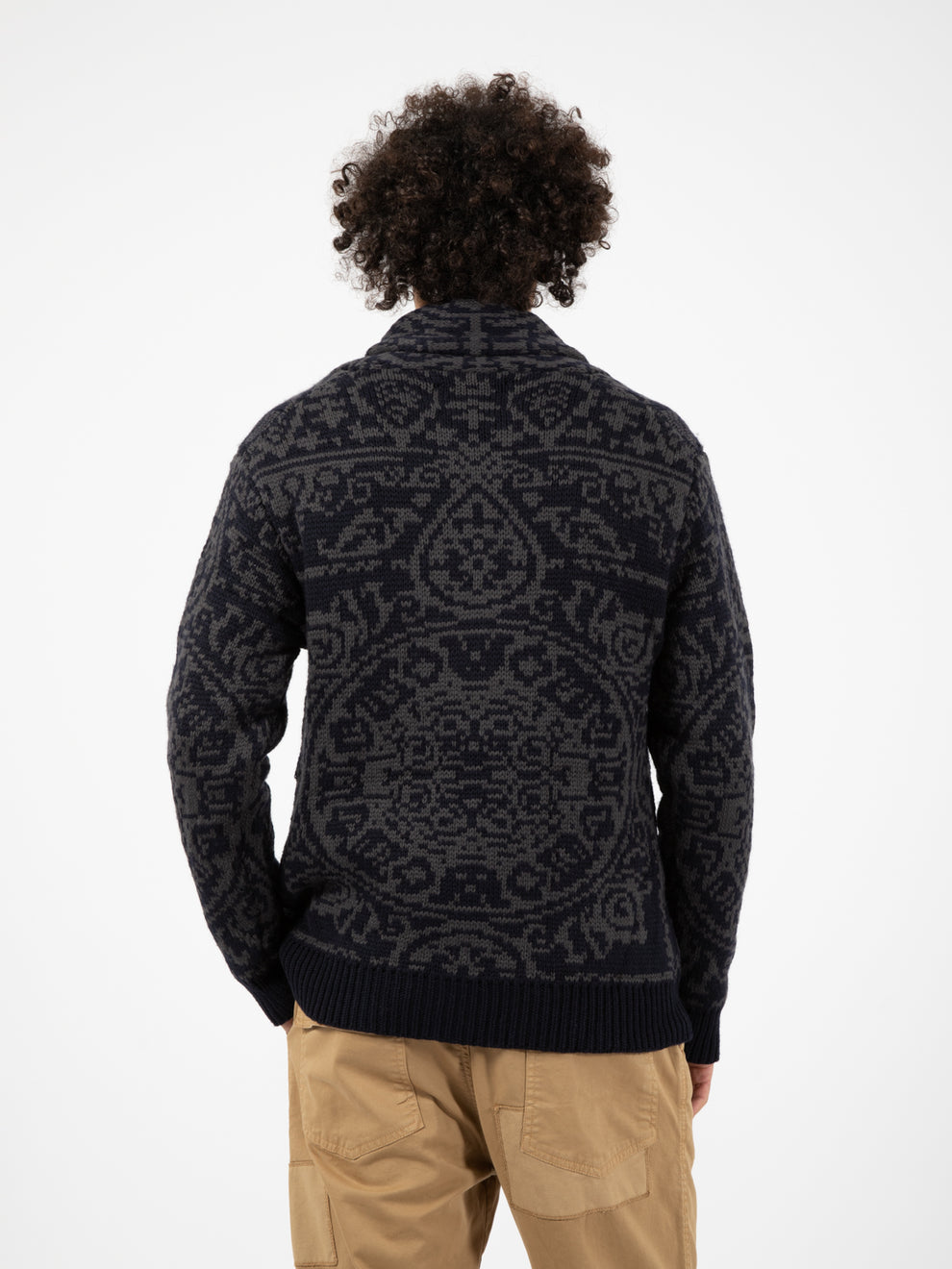 Cardigan Everest Yemen fantasia blu